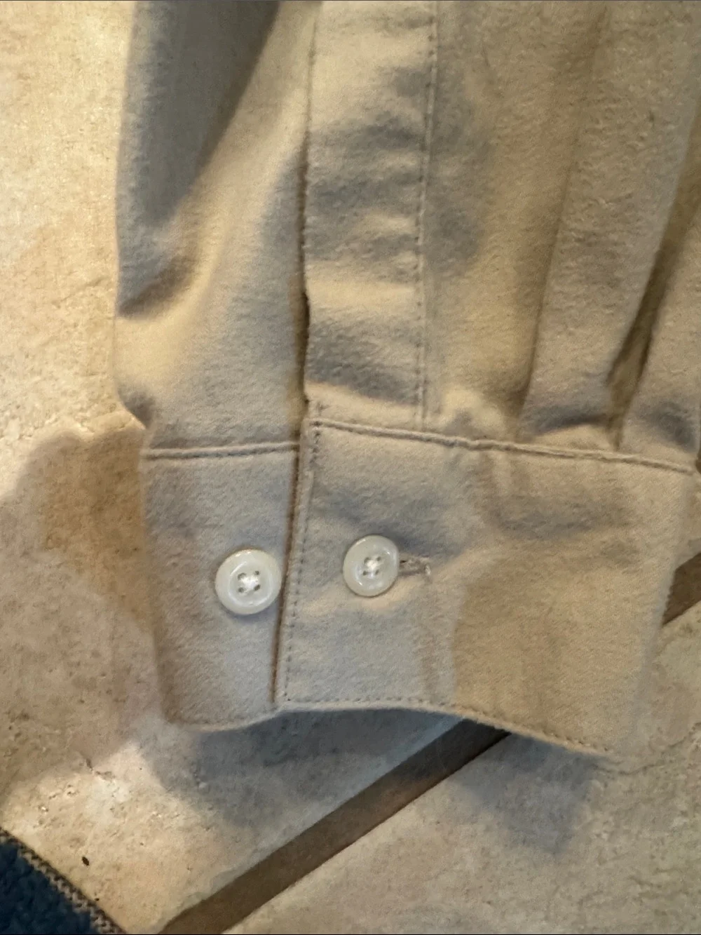 Cherokee Beige Button-Up Shirt Jacket